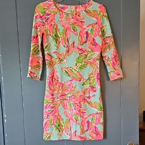 Lilly Pulitzer Charlene Ponte Dress In Multi In The Vias Size XXS